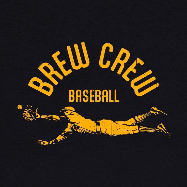 Vintage Brew Crew Catch by Throwzack